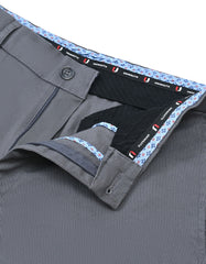 Grey Smart Fit Cotton Trouser FTC2502S-30