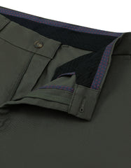 D Olive Smart Fit Cotton Trouser FTC2503S-30