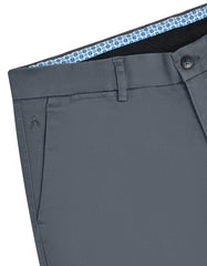 Grey Classic Fit Cotton Trouser FTC2504C-32