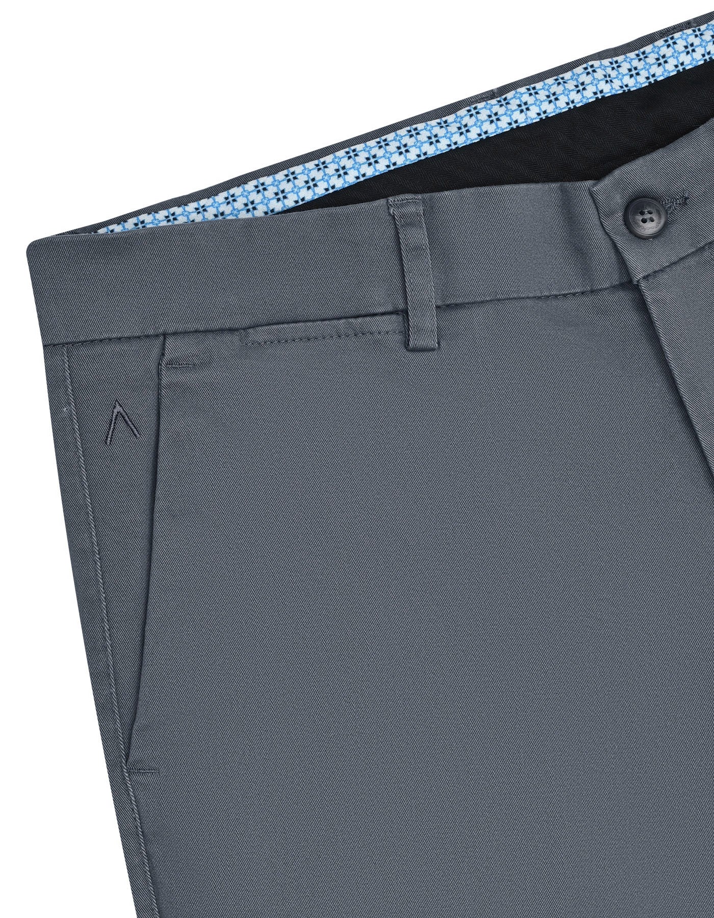 Grey Smart Fit Cotton Trouser FTC2504S-32