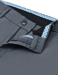 Grey Smart Fit Cotton Trouser FTC2504S-30