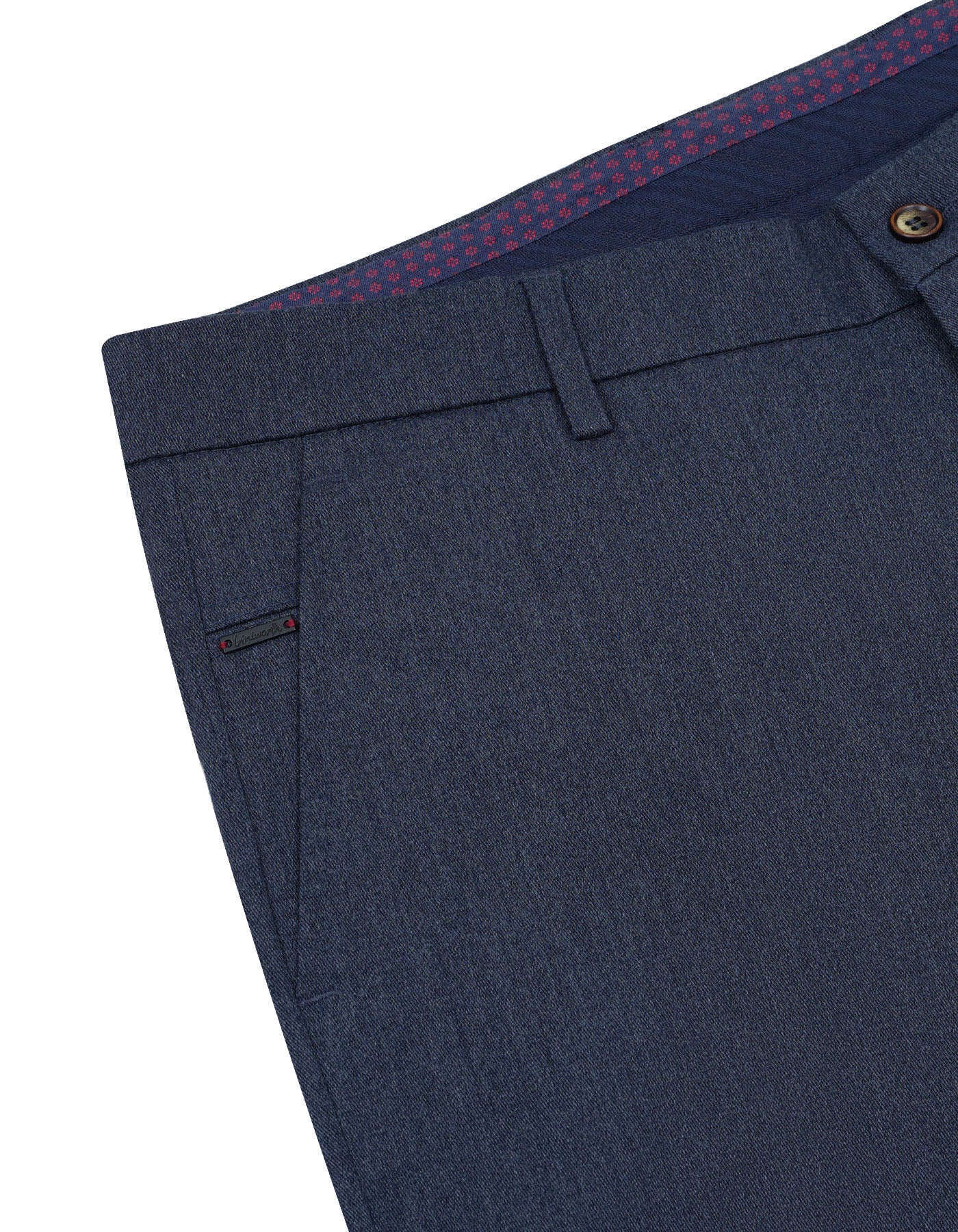 Navy Smart Fit Cotton Trouser FTC2507S-32