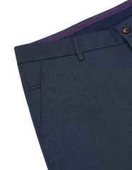 Navy Smart Fit Cotton Trouser FTC2507S-32