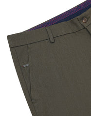 Olive Classic Fit Cotton Trouser FTC2508C-32
