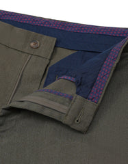 Olive Classic Fit Cotton Trouser FTC2508C-30