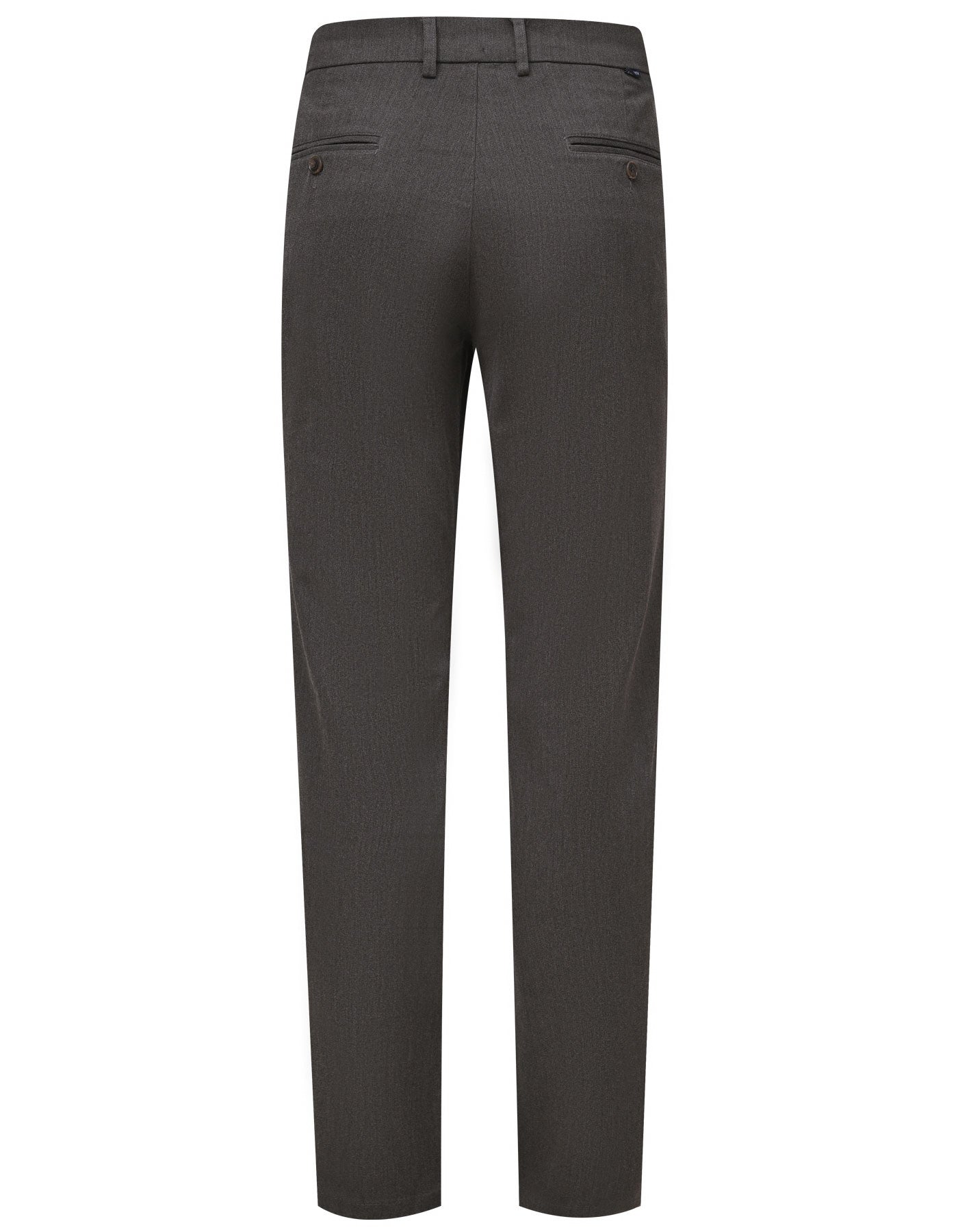 D Grey Classic Fit Cotton Trouser FTC2509C-36