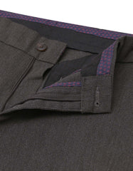 D Grey Classic Fit Cotton Trouser FTC2509C-30