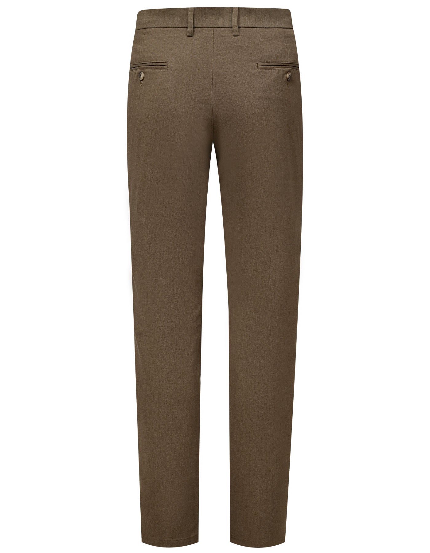 Brown Classic Fit Cotton Trouser FTC2510C-36