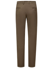 Brown Classic Fit Cotton Trouser FTC2510C-36