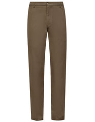 Brown Classic Fit Cotton Trouser FTC2510C-28