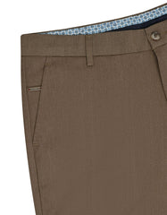Brown Smart Fit Cotton Trouser FTC2510S-32