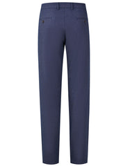 Blue Classic Fit Cotton Trouser FTC2514C-40