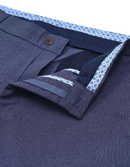 Blue Smart Fit Cotton Trouser FTC2514S-34