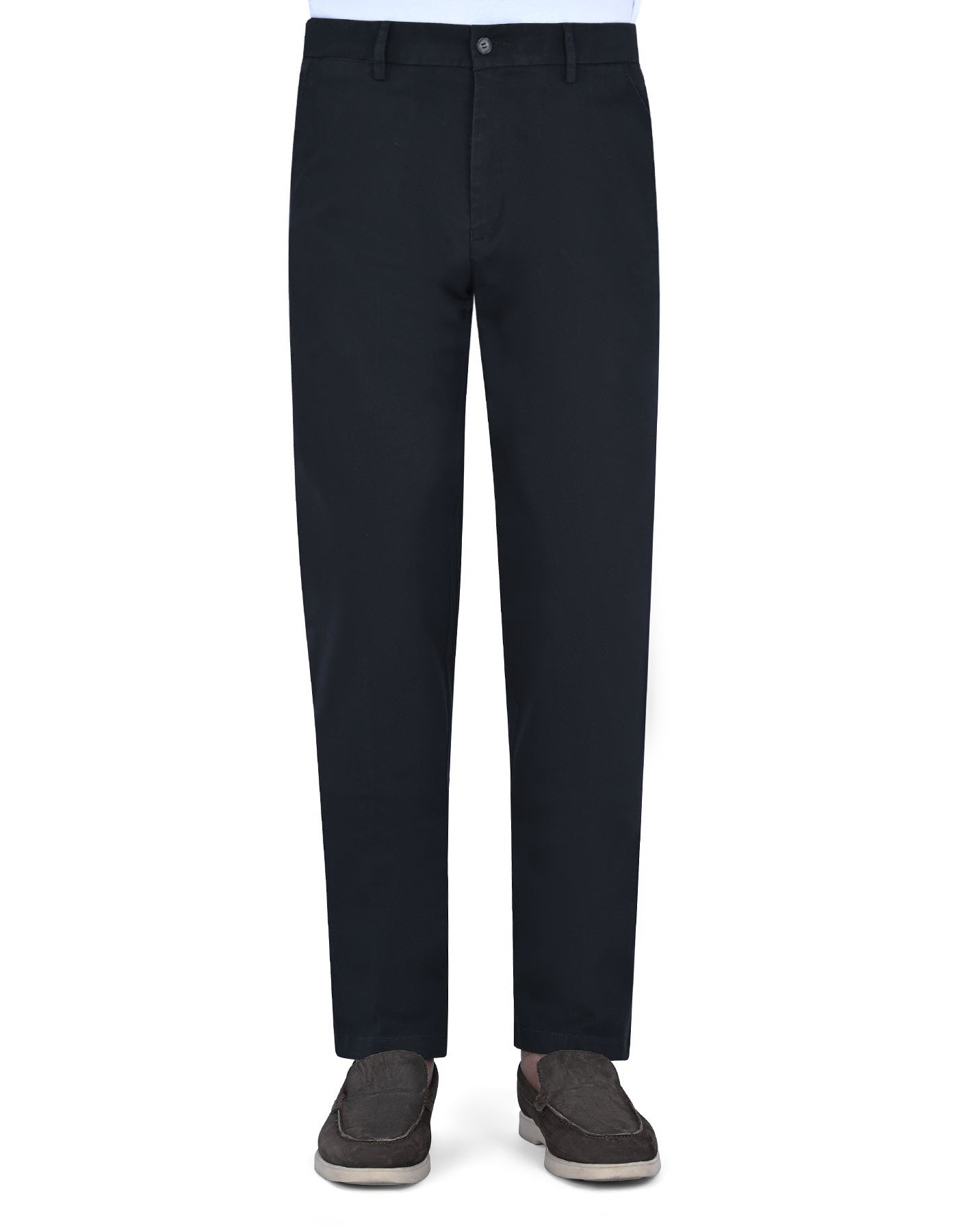 Black Classic Fit Cotton Trouser FTC2516C-30
