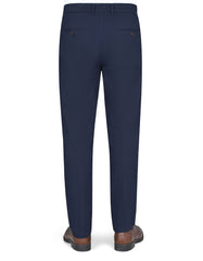 Navy Classic Fit Cotton Trouser FTC2517C-38