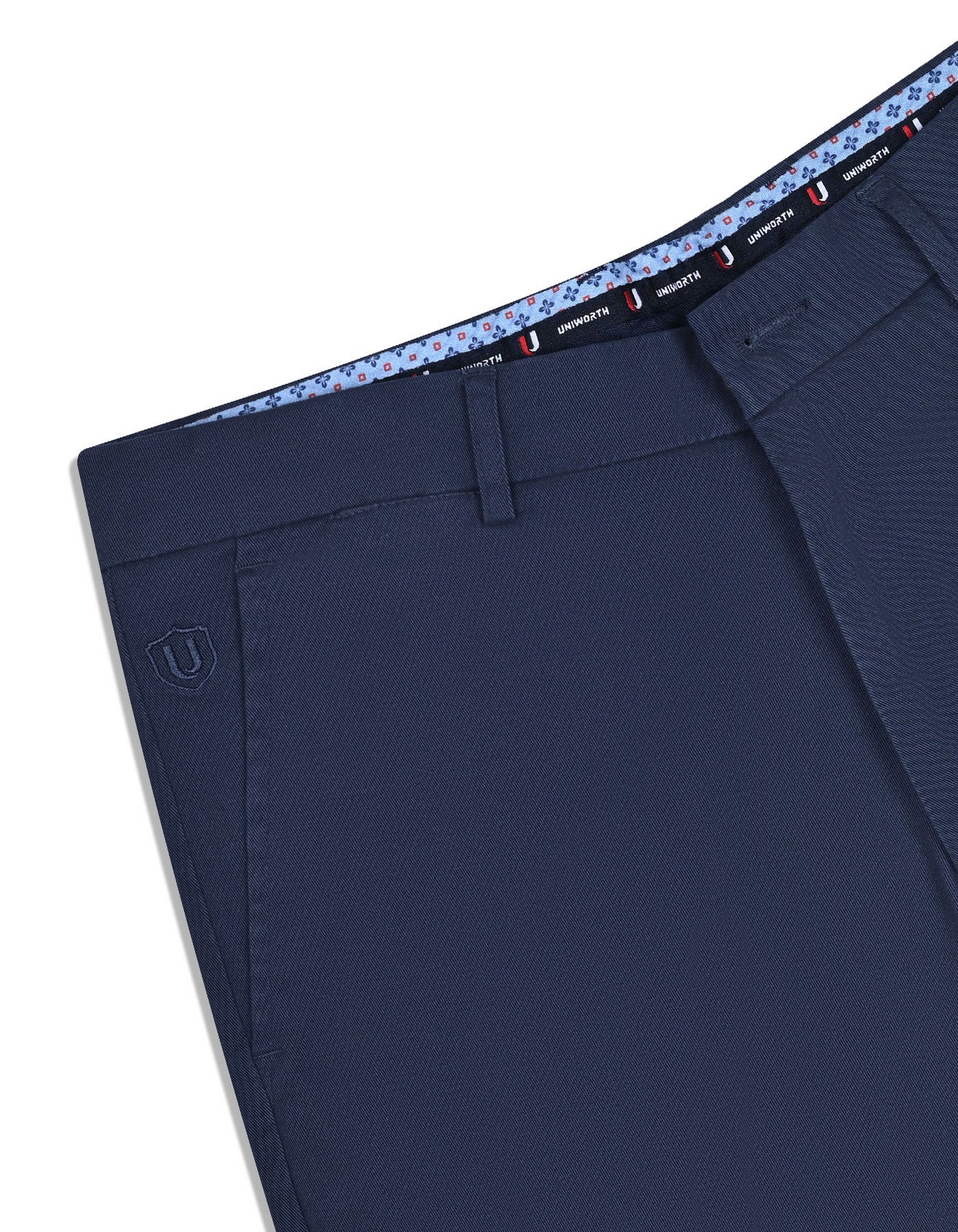Navy Classic Fit Cotton Trouser FTC2517C-34