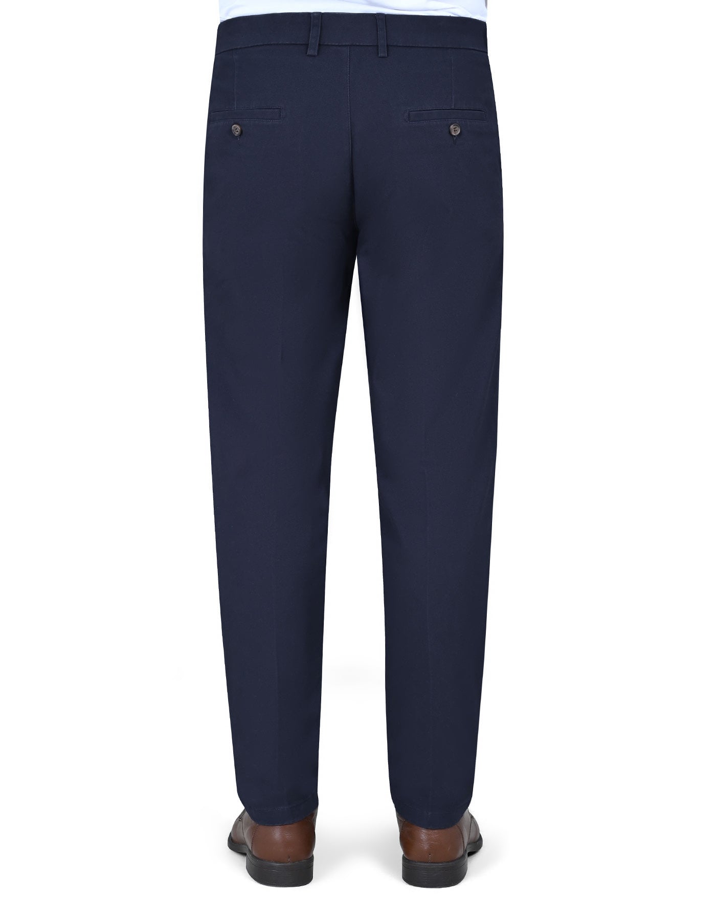 Navy Classic Fit Cotton Trouser FTC2519C-38