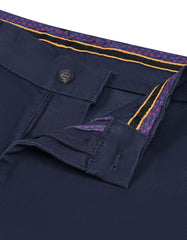 Navy Classic Fit Cotton Trouser FTC2519C-32