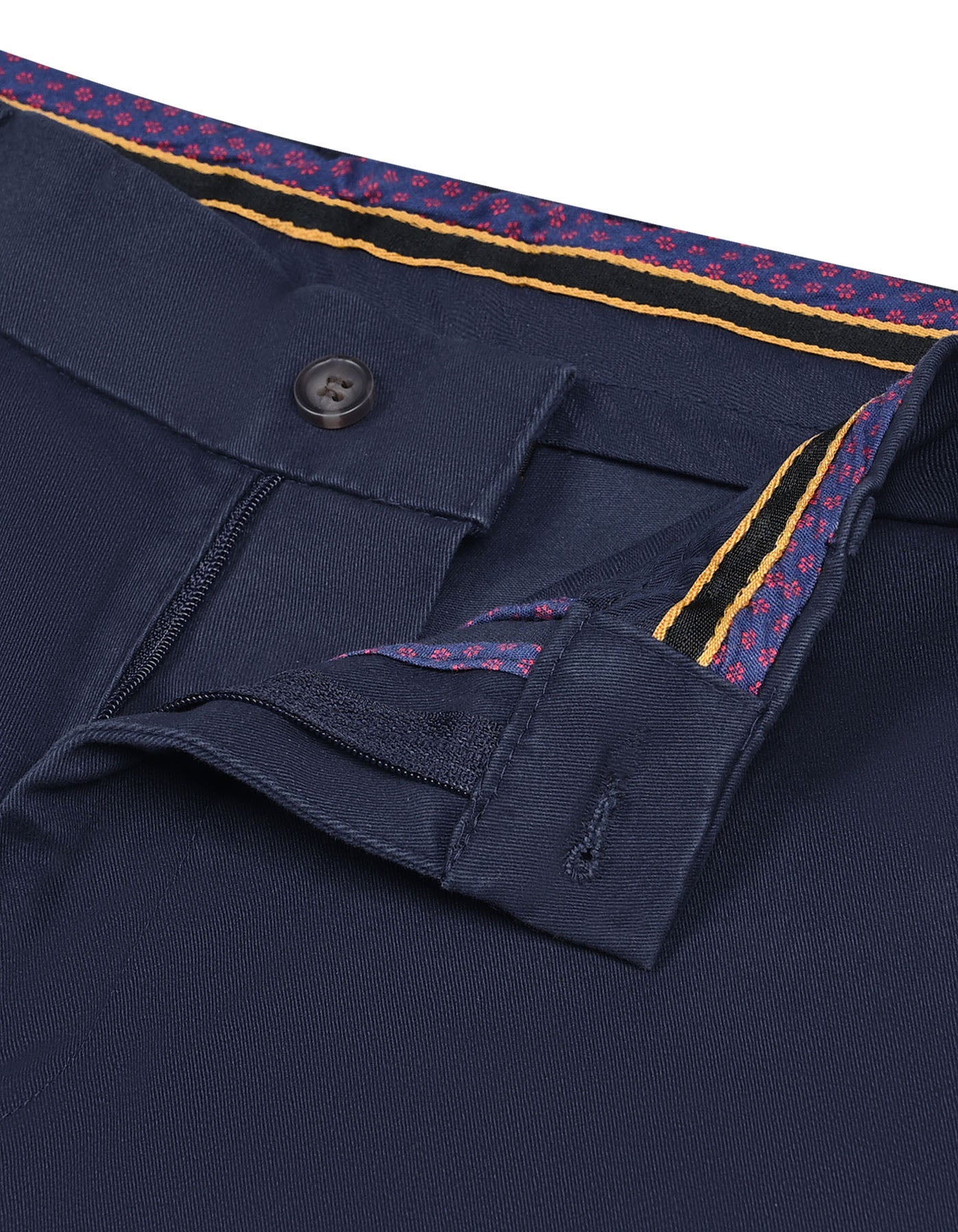 Navy Smart Fit Cotton Trouser FTC2519S-32