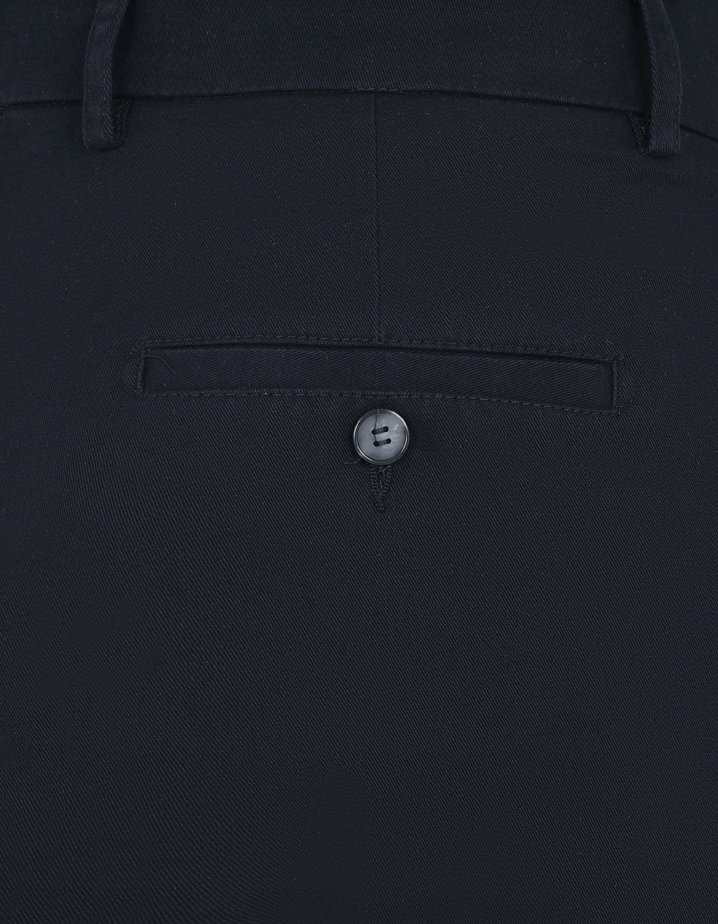 Black Classic Fit Cotton Trouser FTC2521C-36