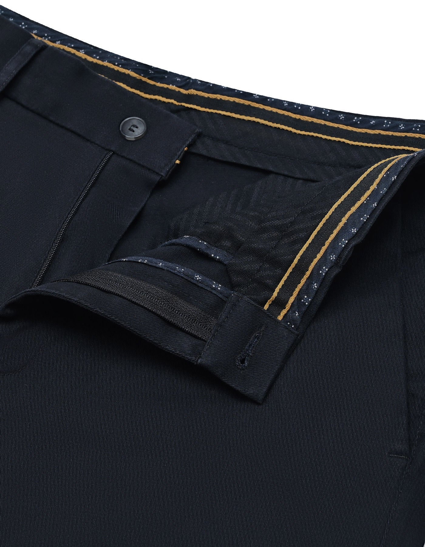 Black Classic Fit Cotton Trouser FTC2521C-32