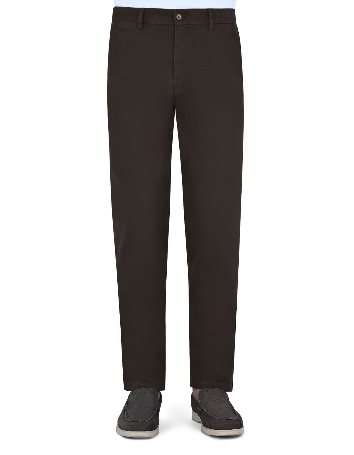 Chocolate Classic Fit Cotton Trouser FTC2527C-30