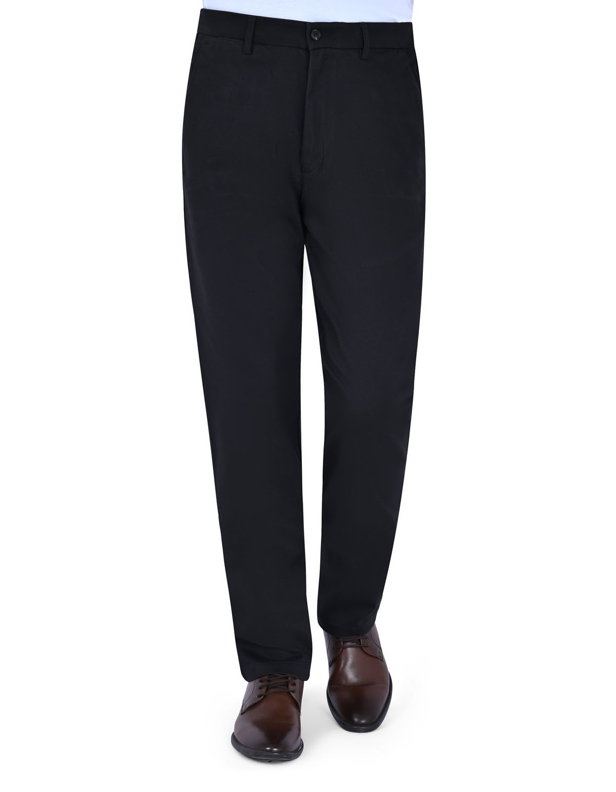 D Grey Classic Fit Cotton Trouser FTC2528C-30