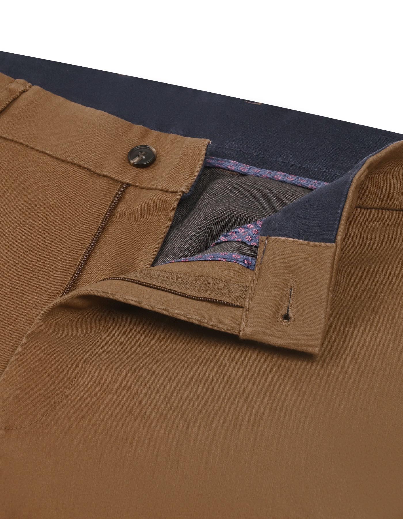 Rust Classic Fit Cotton Trouser FTC2529C-32