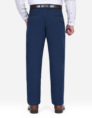 Navy Classic Fit Cotton Trouser FTC2536C-38
