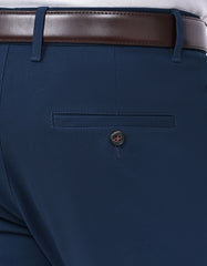 Navy Smart Fit Cotton Trouser FTC2536S-36