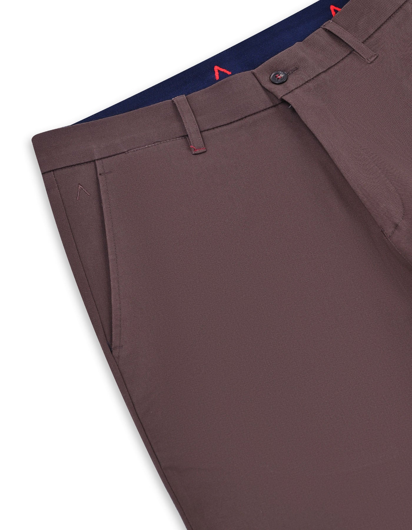 Chocolate Smart Fit Cotton Trouser FTC2537S-34