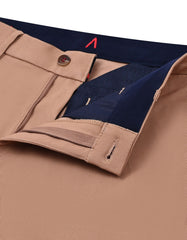Khaki Classic Fit Cotton Trouser FTC2540C-32