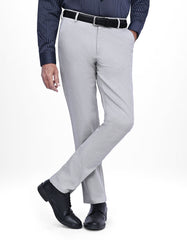 Silver Classic Fit Cotton Trouser FTC2550C-28