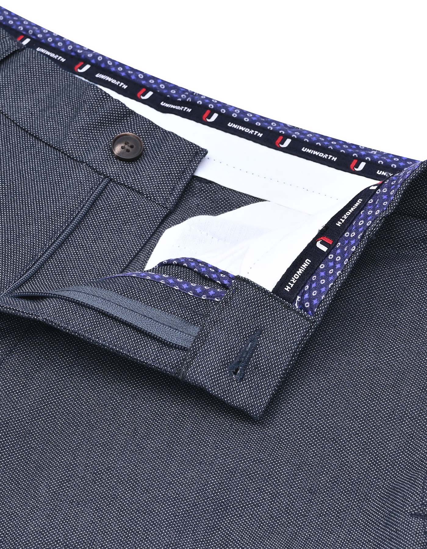 Navy Classic Fit Cotton Trouser FTC2553C-30