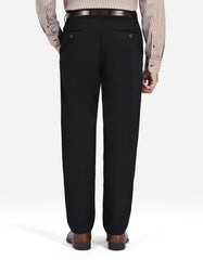 Black Classic Fit Cotton Trouser FTC2554C-38