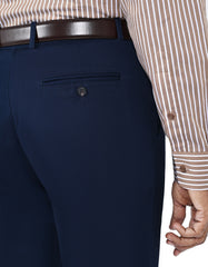 Navy Smart Fit Cotton Trouser FTC2556S-36