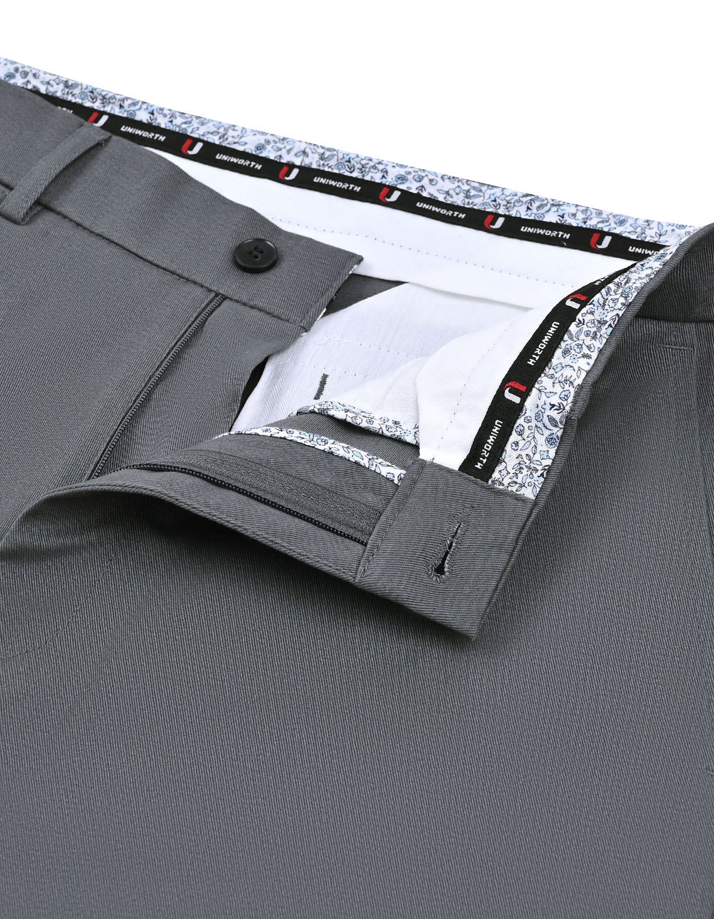 Grey Classic Fit Cotton Trouser FTC2557C-32