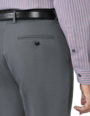Grey Smart Fit Cotton Trouser FTC2557S-36