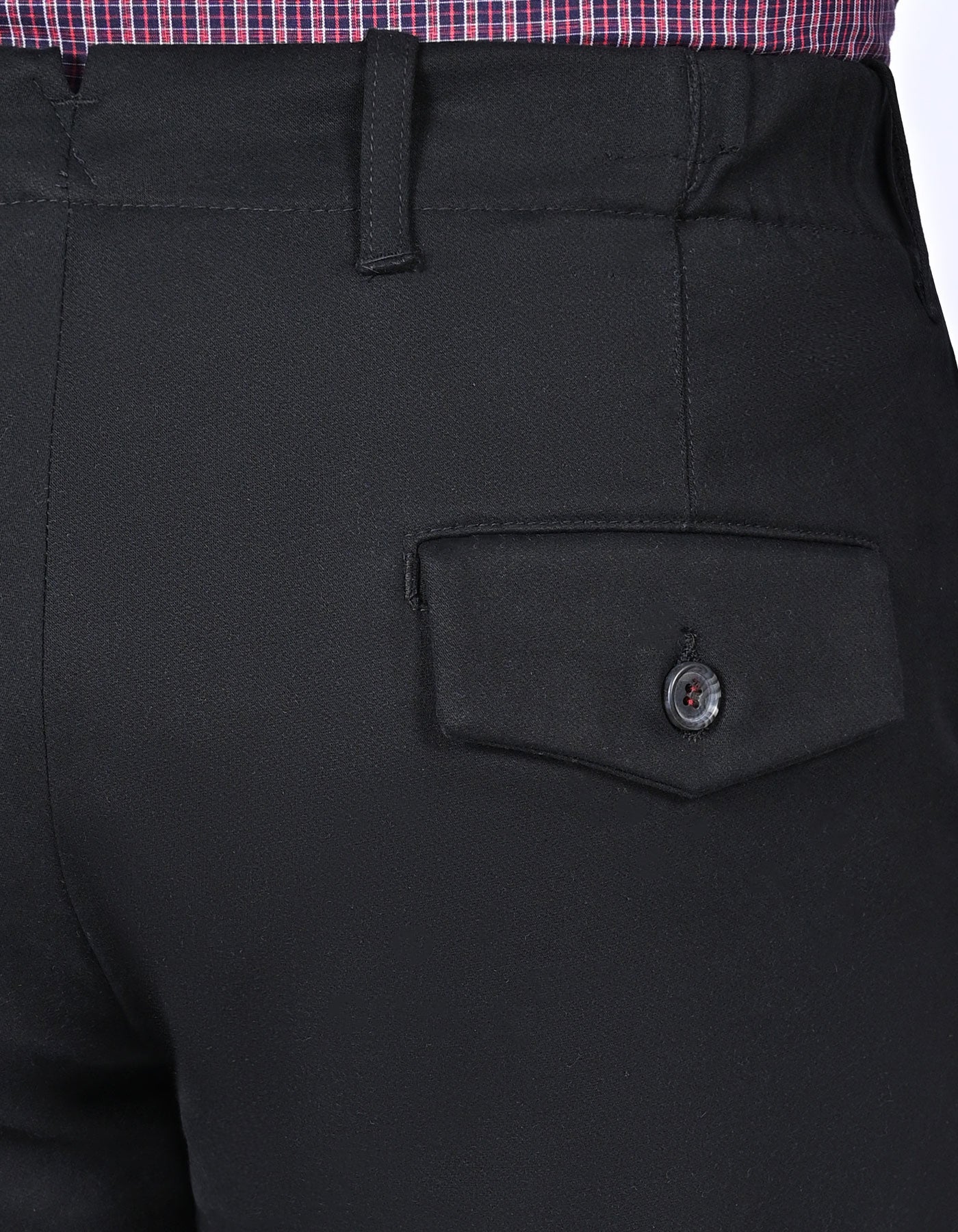 Black Smart Fit Cotton Trouser FTC2561-1S-34