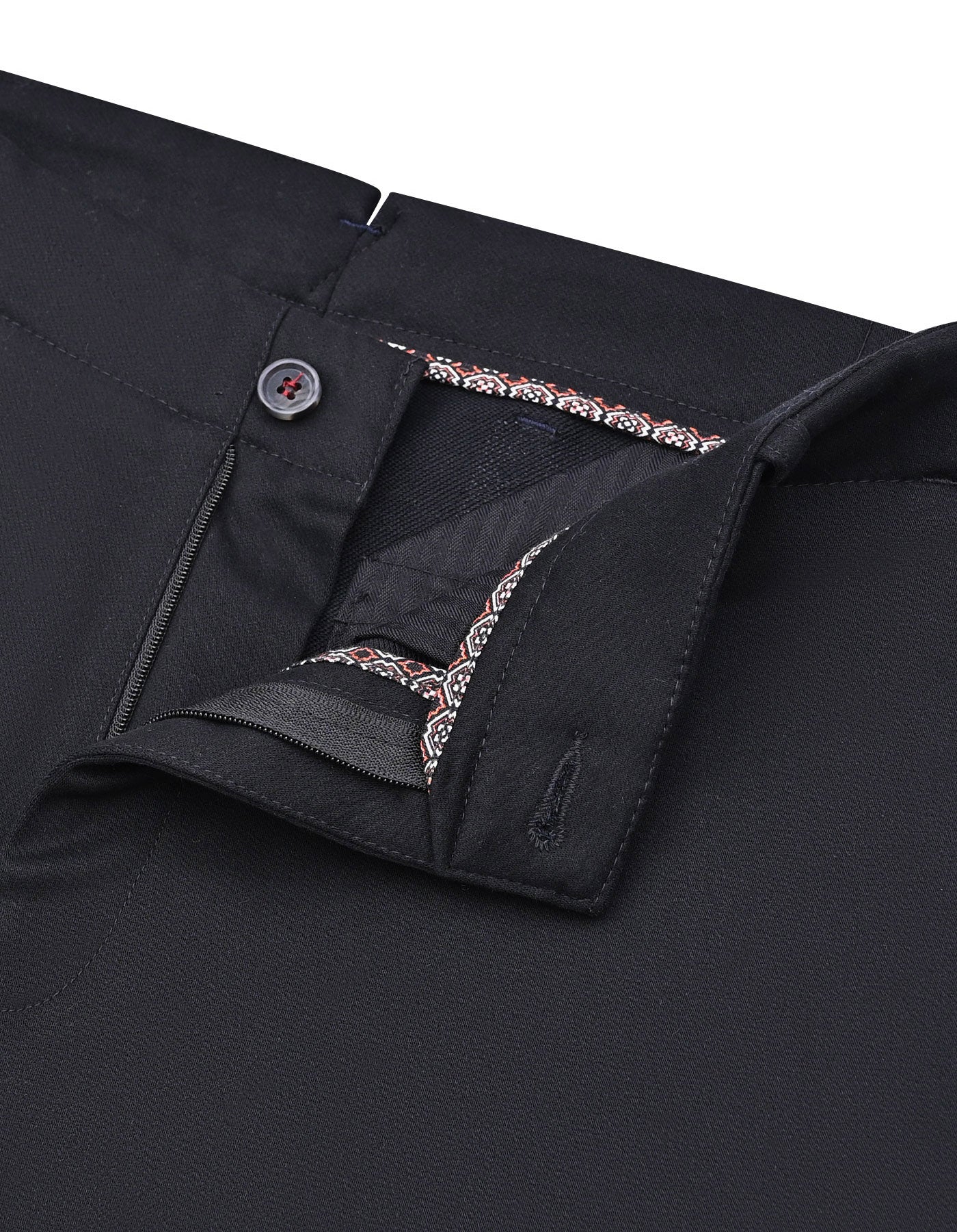 Black Smart Fit Cotton Trouser FTC2561-1S-30