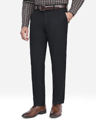Black Classic Fit Cotton Trouser FTC2561C-28
