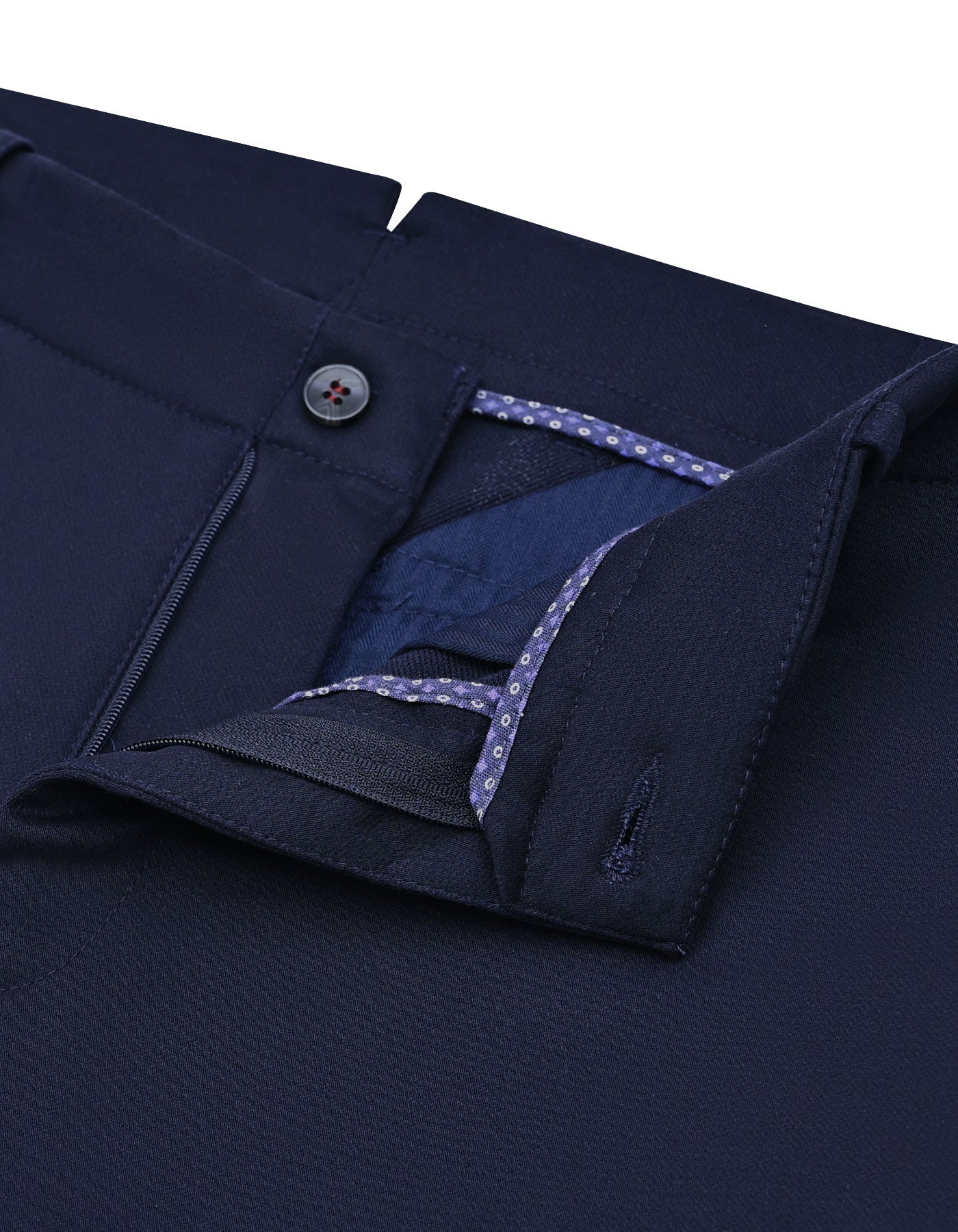 Navy Classic Fit Cotton Trouser FTC2562-1C-30