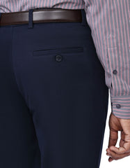 Navy Classic Fit Cotton Trouser FTC2562C-34