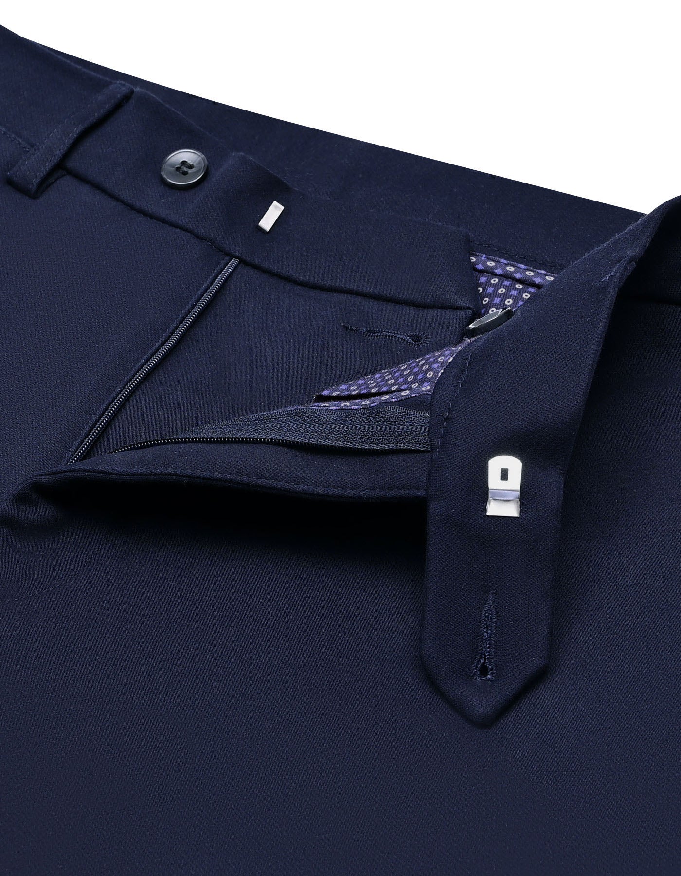 Navy Classic Fit Cotton Trouser FTC2562C-30