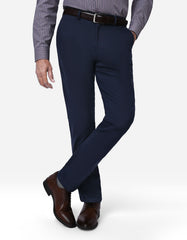 Navy Classic Fit Cotton Trouser FTC2562C-28
