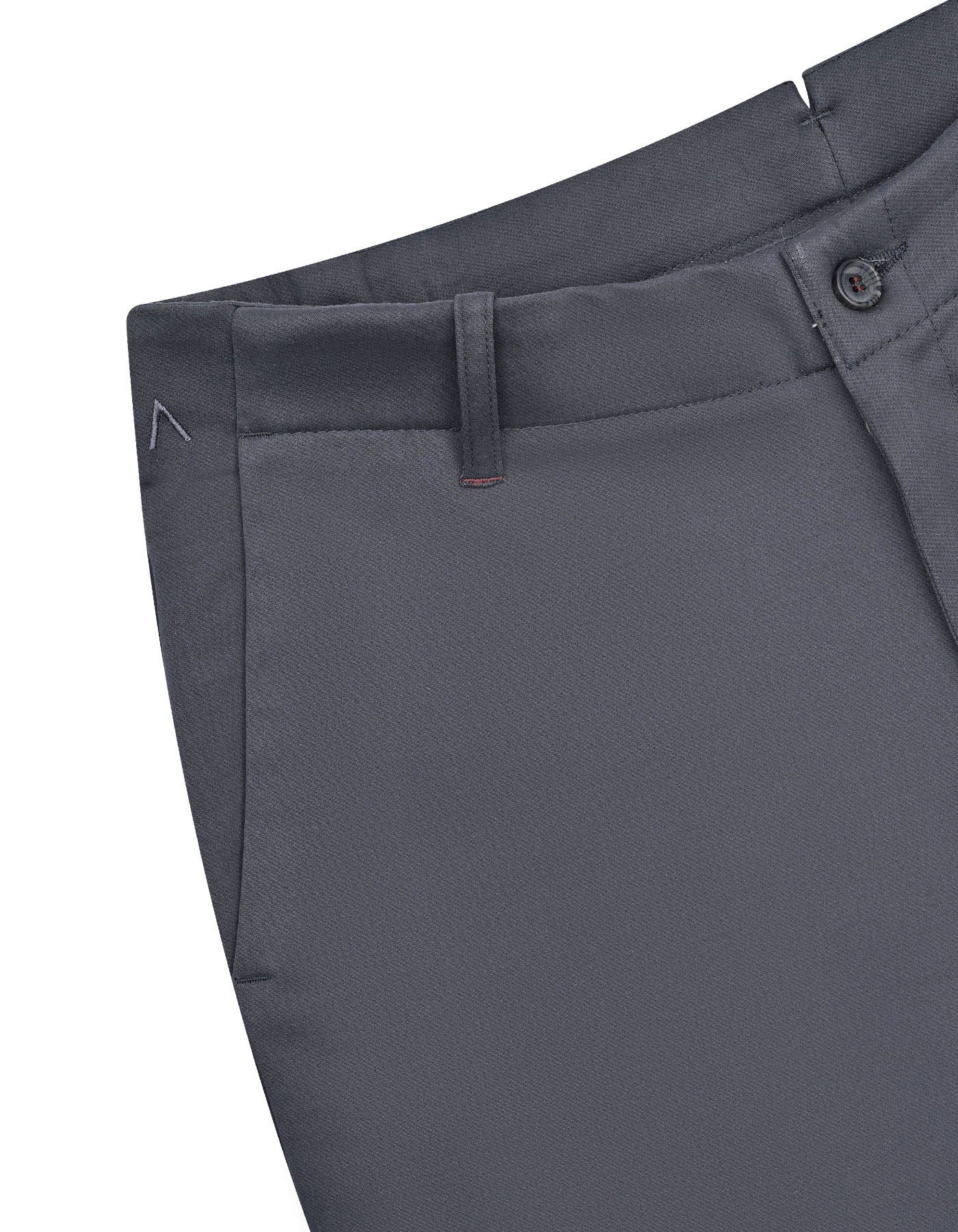 D Grey Classic Fit Cotton Trouser FTC2563-1C-32