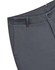D Grey Classic Fit Cotton Trouser FTC2563-1C-32