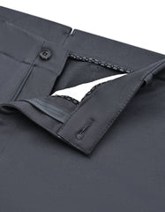 D Grey Smart Fit Cotton Trouser FTC2563-1S-30