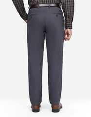D Grey Smart Fit Cotton Trouser FTC2563S-36