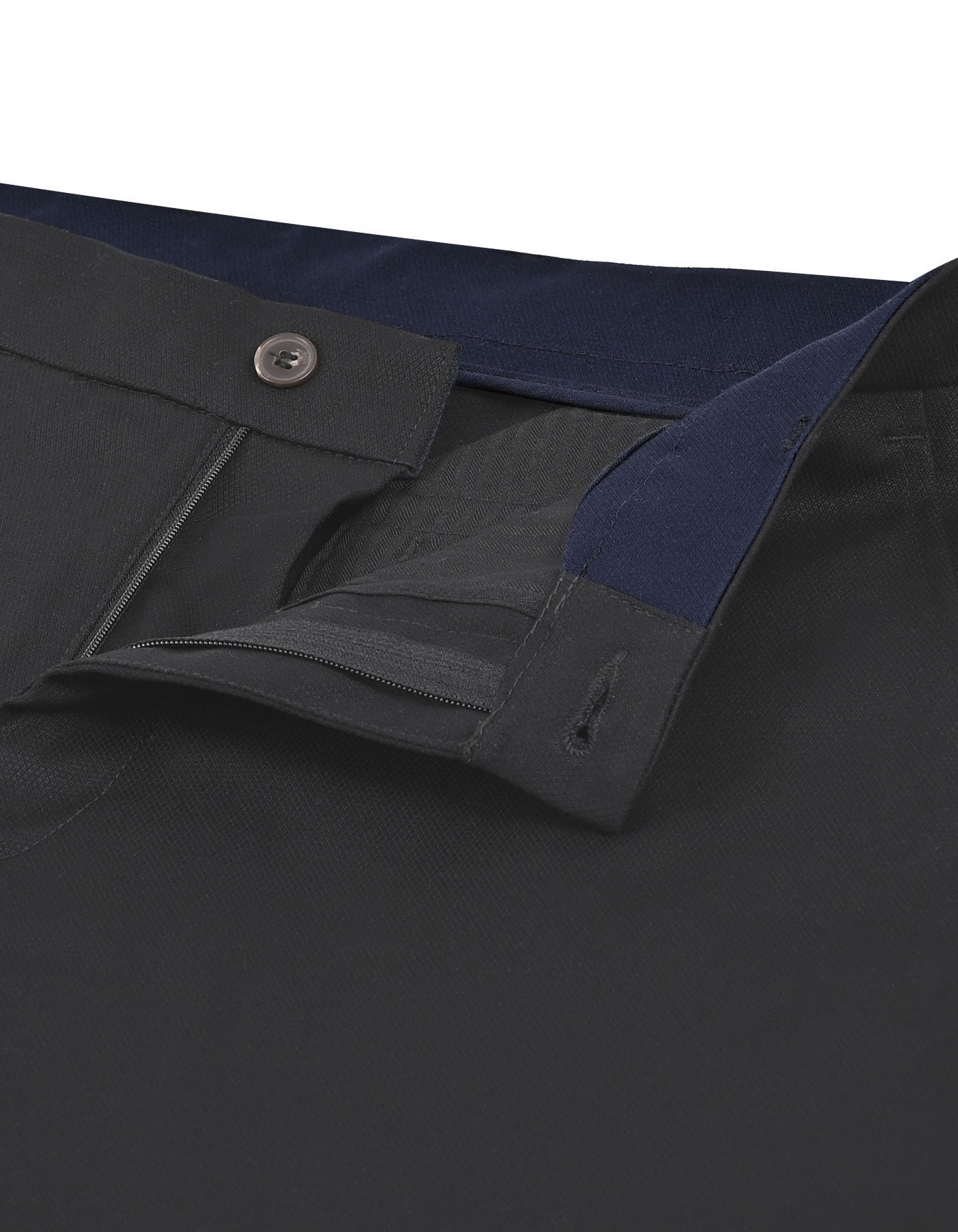 Black Classic Fit Cotton Trouser FTC2565-1C-30